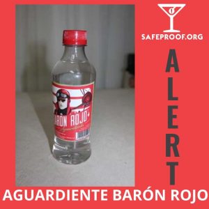 Baron Rojo Aguardiente Costa Rica